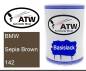 Preview: BMW, Sepia Brown, 142: 500ml Lackdose, von ATW Autoteile West.